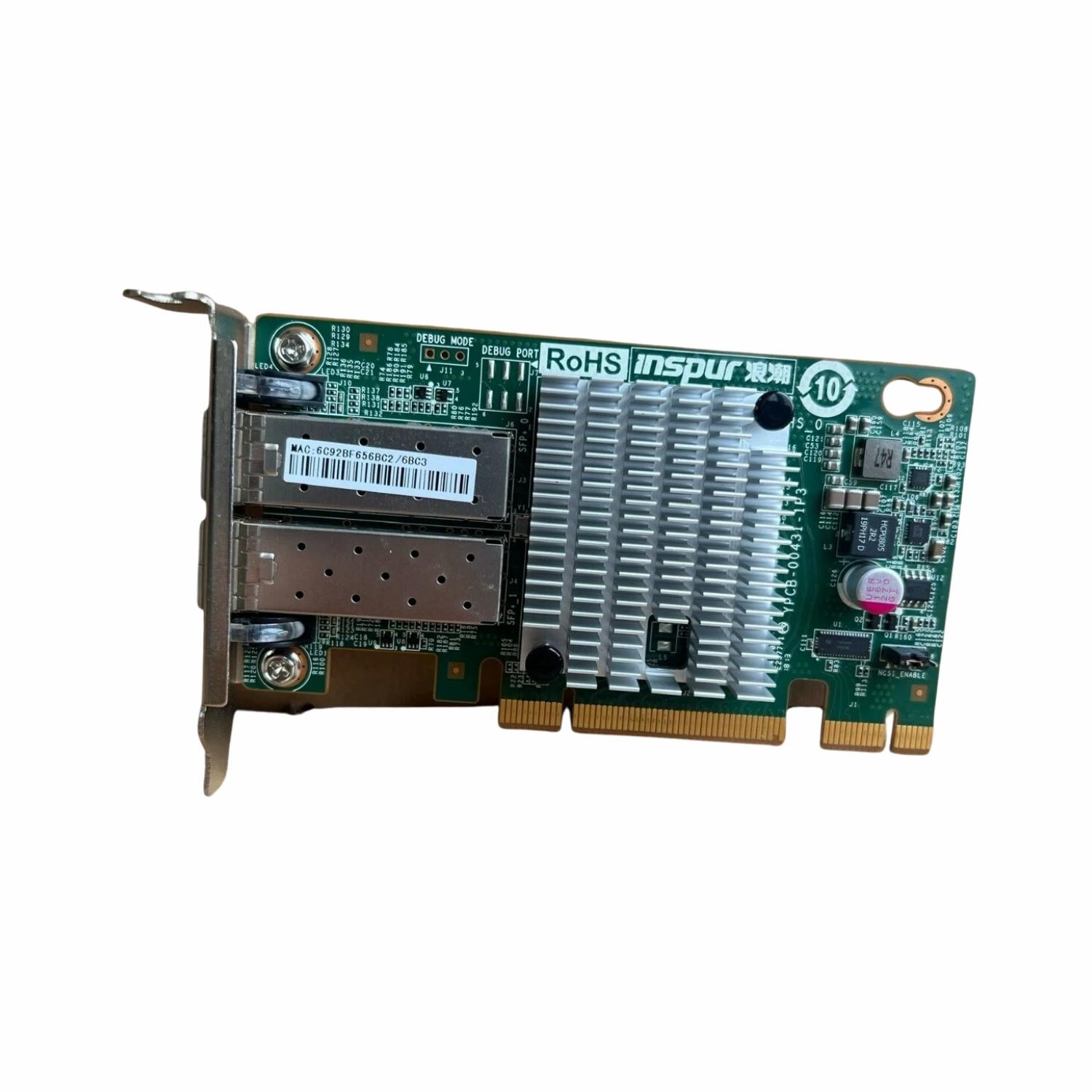 Inspur Intel 82599ES X520-DA2 Dual-Port 10GbE SFP+ Network Card (YZCA-00431-102)