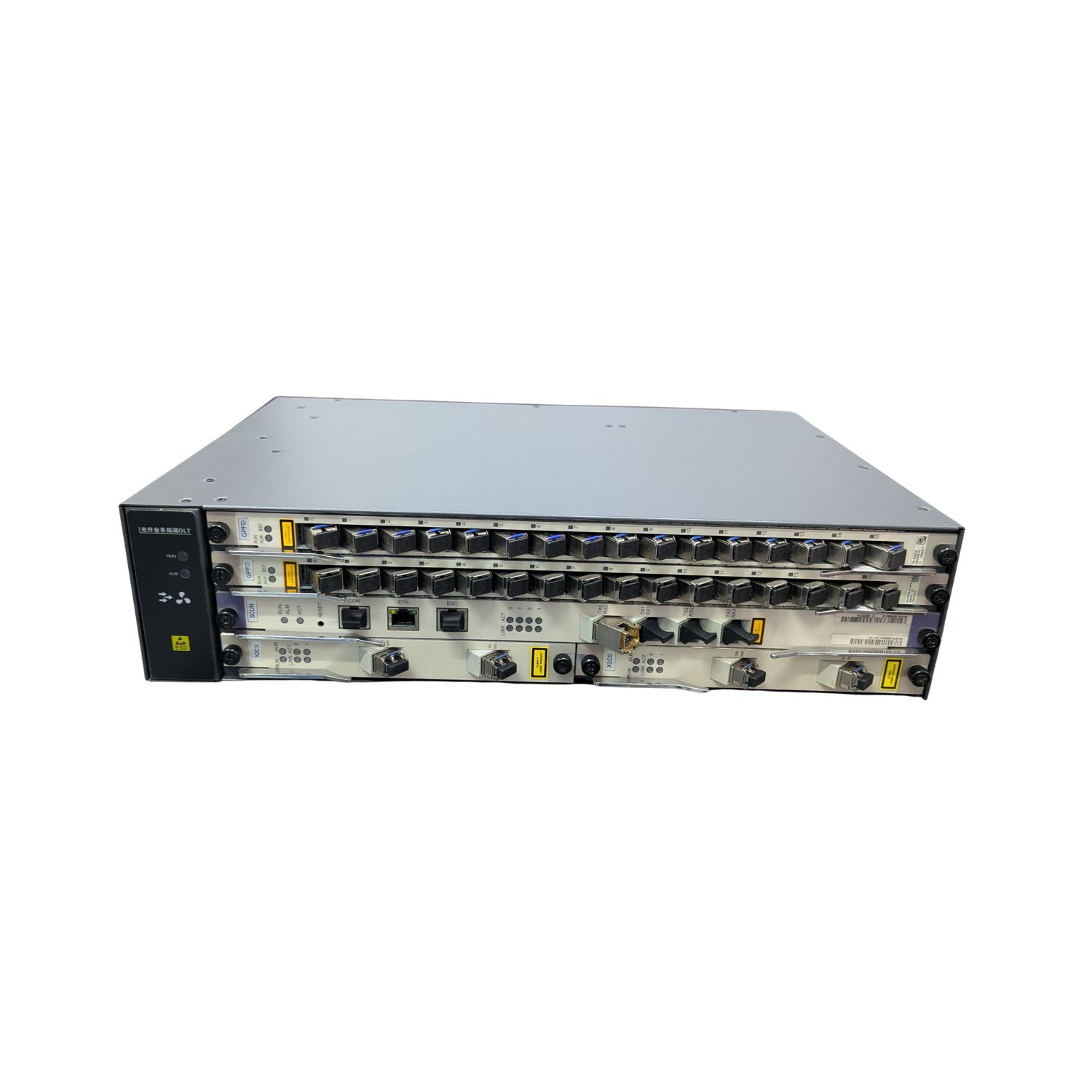 Huawei MA5608T2 OLT 4×10G Uplink (32 GPON C++ / 32 EPON PX20++)