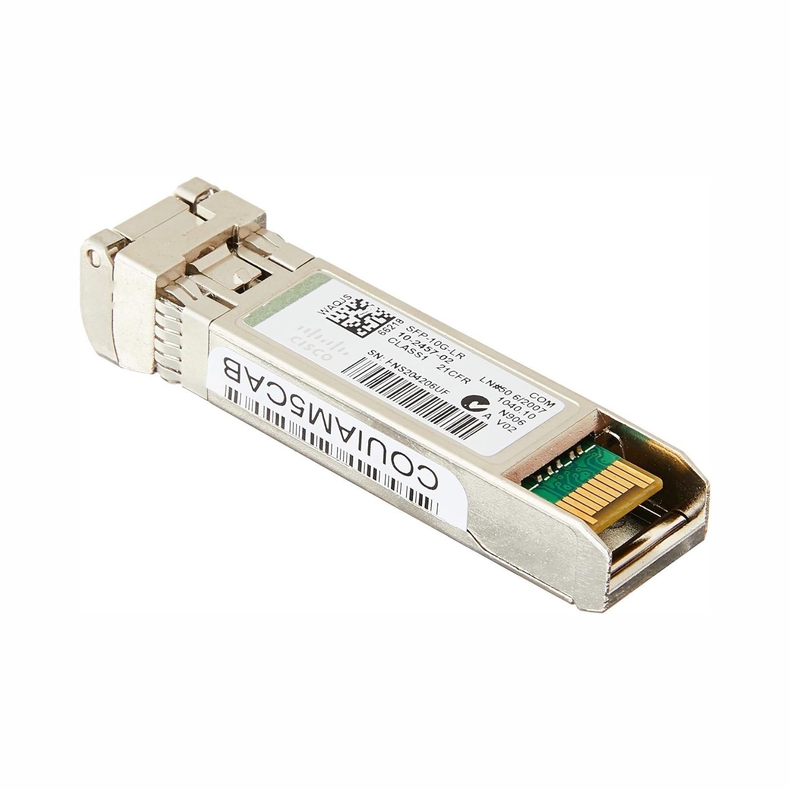 Cisco 10GBASE-LR SFP+ Single-Mode Fiber Optic Transceiver Module – 10 km 10GbE
